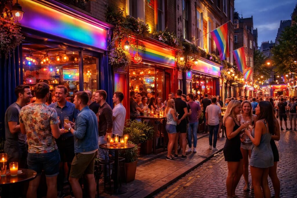découvrez les meilleurs bars gay à londres pour s'amuser, rencontrer de nouvelles personnes et vivre des soirées inoubliables dans une ambiance conviviale et festive.