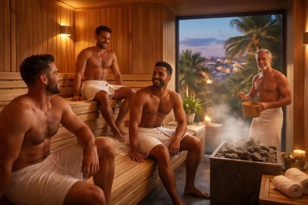 découvrez le meilleur sauna gay à montpellier et profitez d'instants de détente uniques, dans un cadre chaleureux et convivial.