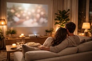 découvrez comment le vidéoprojecteur epson transforme les soirées en couple avec des questions projetées pour renforcer la complicité et créer des moments de partage uniques.